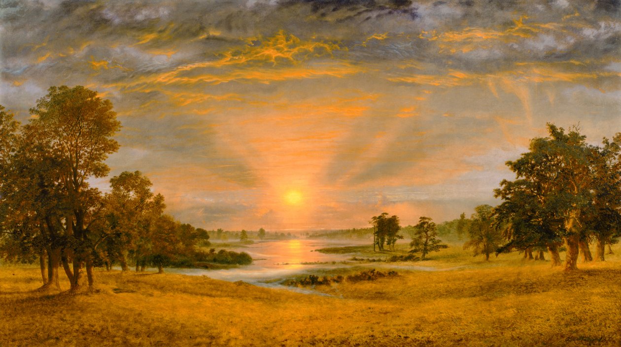 Wieczór, 1870 autorstwa Andrew MacCallum