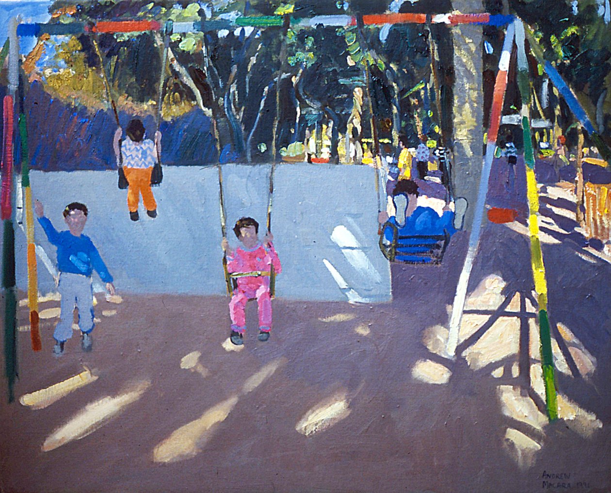 Huśtawka dzieci, 1996 autorstwa Andrew Macara