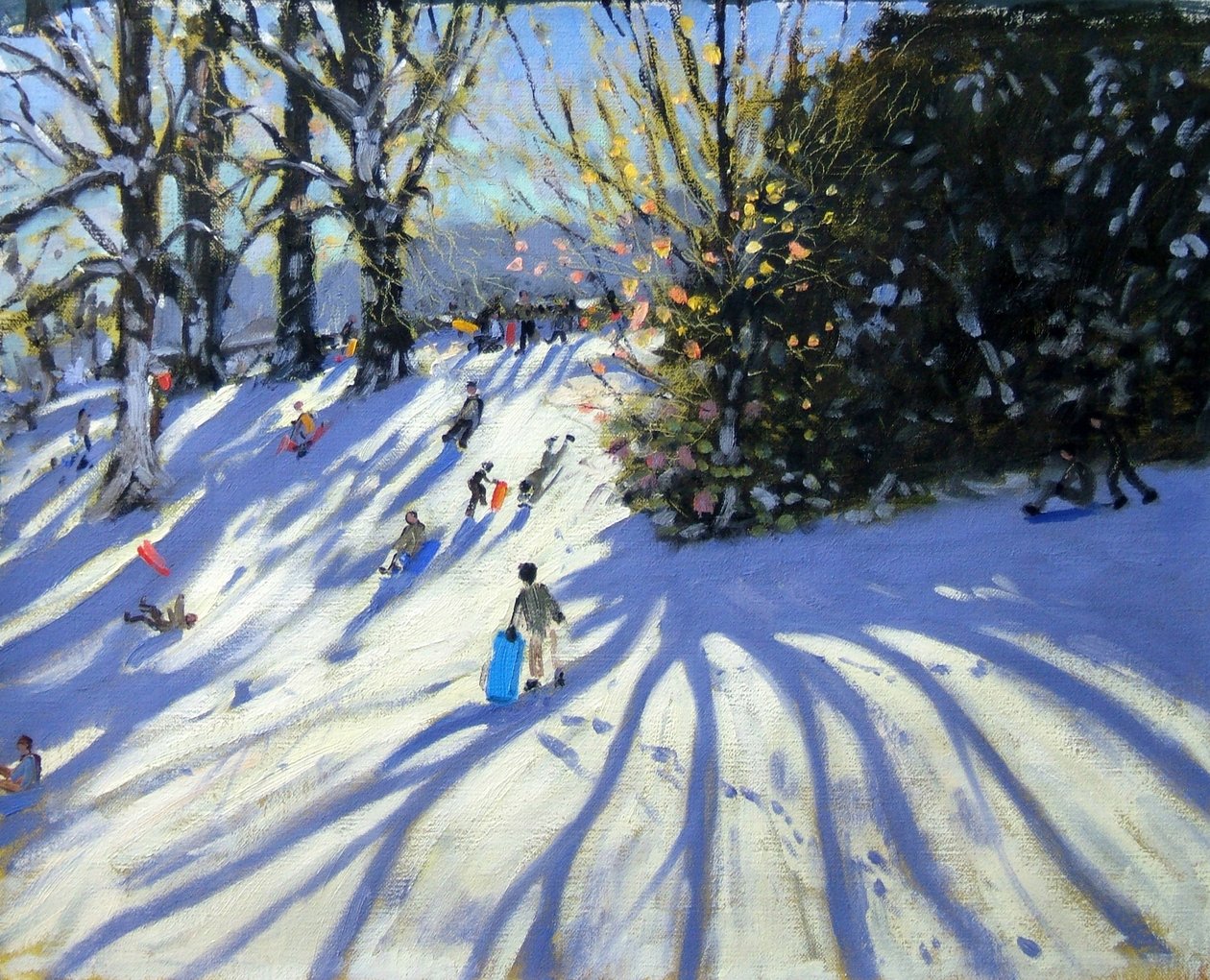 Wczesny śnieg, Darley Park autorstwa Andrew Macara
