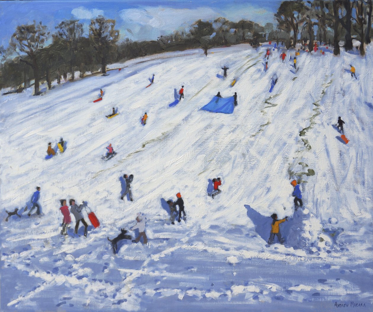Duży bałwan, Chatsworth, 2012, autorstwa Andrew Macara