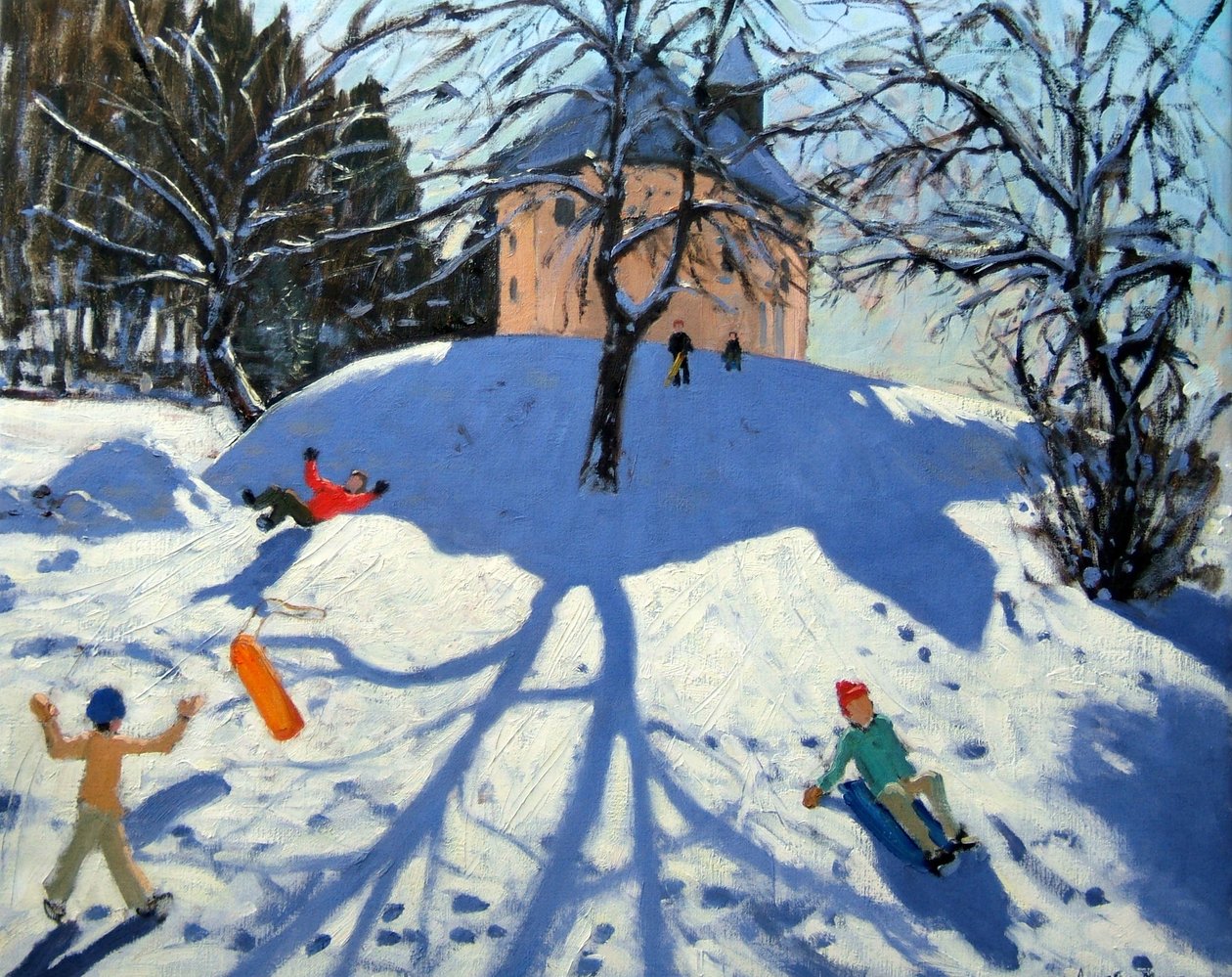 Les Gets autorstwa Andrew Macara