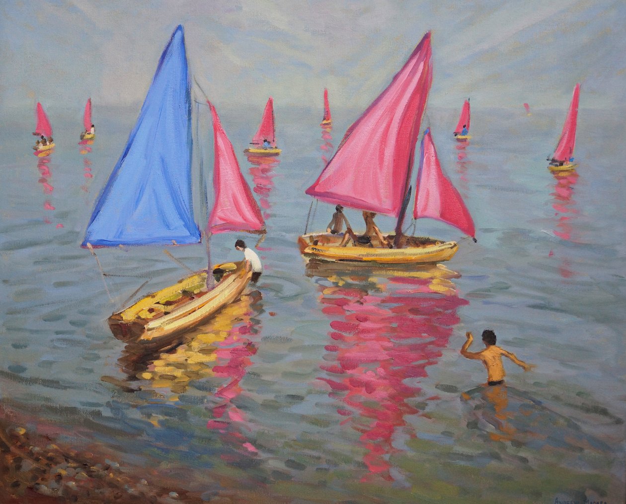 Szkoła żeglarska Bognor Regis 2012, autorstwa Andrew Macara