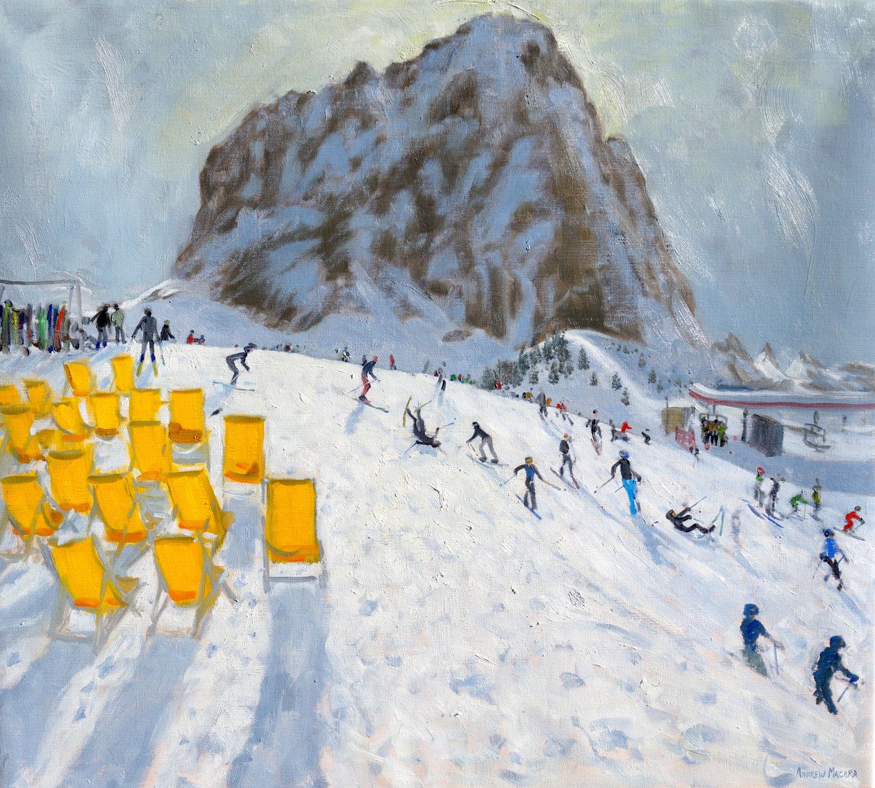 Selva Val Gardena, Włochy, autorstwa Andrew Macara