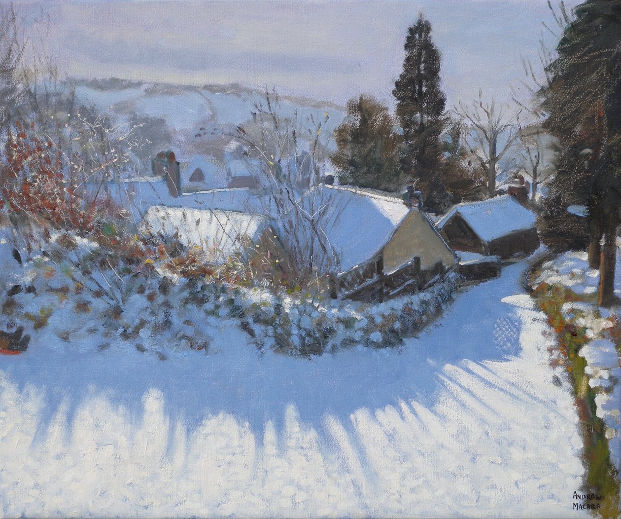 Strome wzgórze, Wirksworth, Derbyshire, 2009 autorstwa Andrew Macara