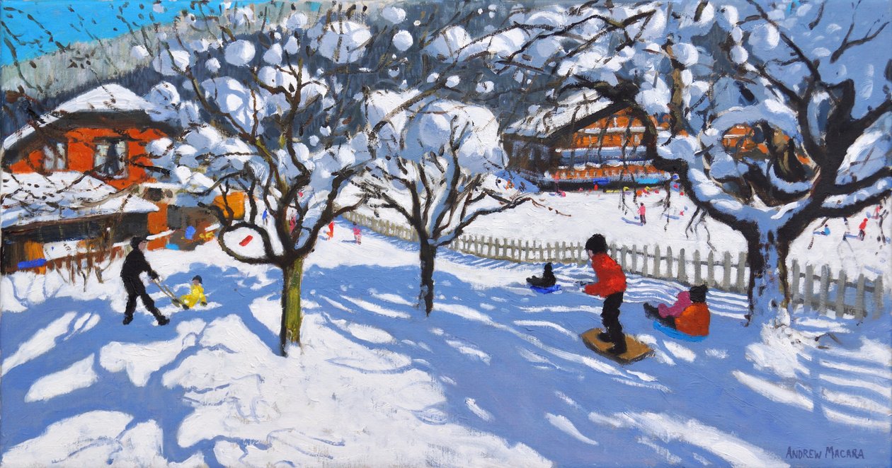 Sad, Morzine, Francja, 2015-2018, autorstwa Andrew Macara