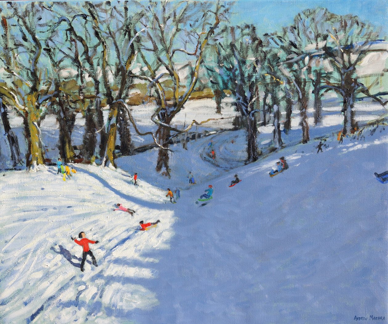 Zima, Rowsley, Derbyshire, 2014 autorstwa Andrew Macara