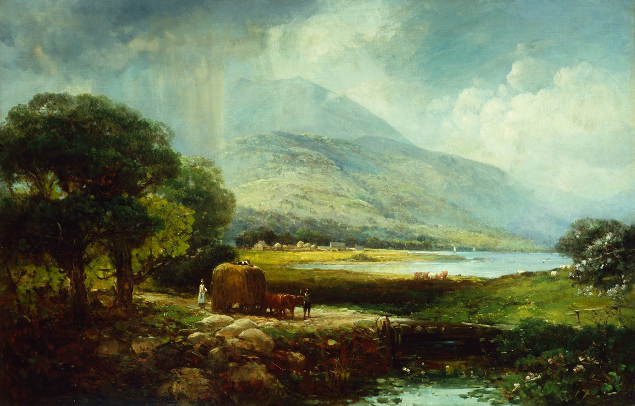 Mount Ascutney, Vermont (olej na płótnie) autorstwa Andrew Melrose