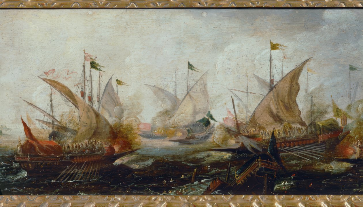 Bitwa morska autorstwa Andries van Eertvelt