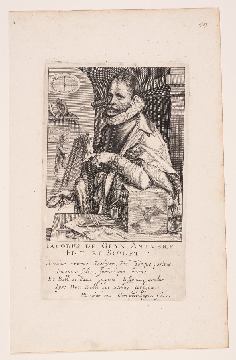 Jacob de Gheyn II autorstwa Andries Stock