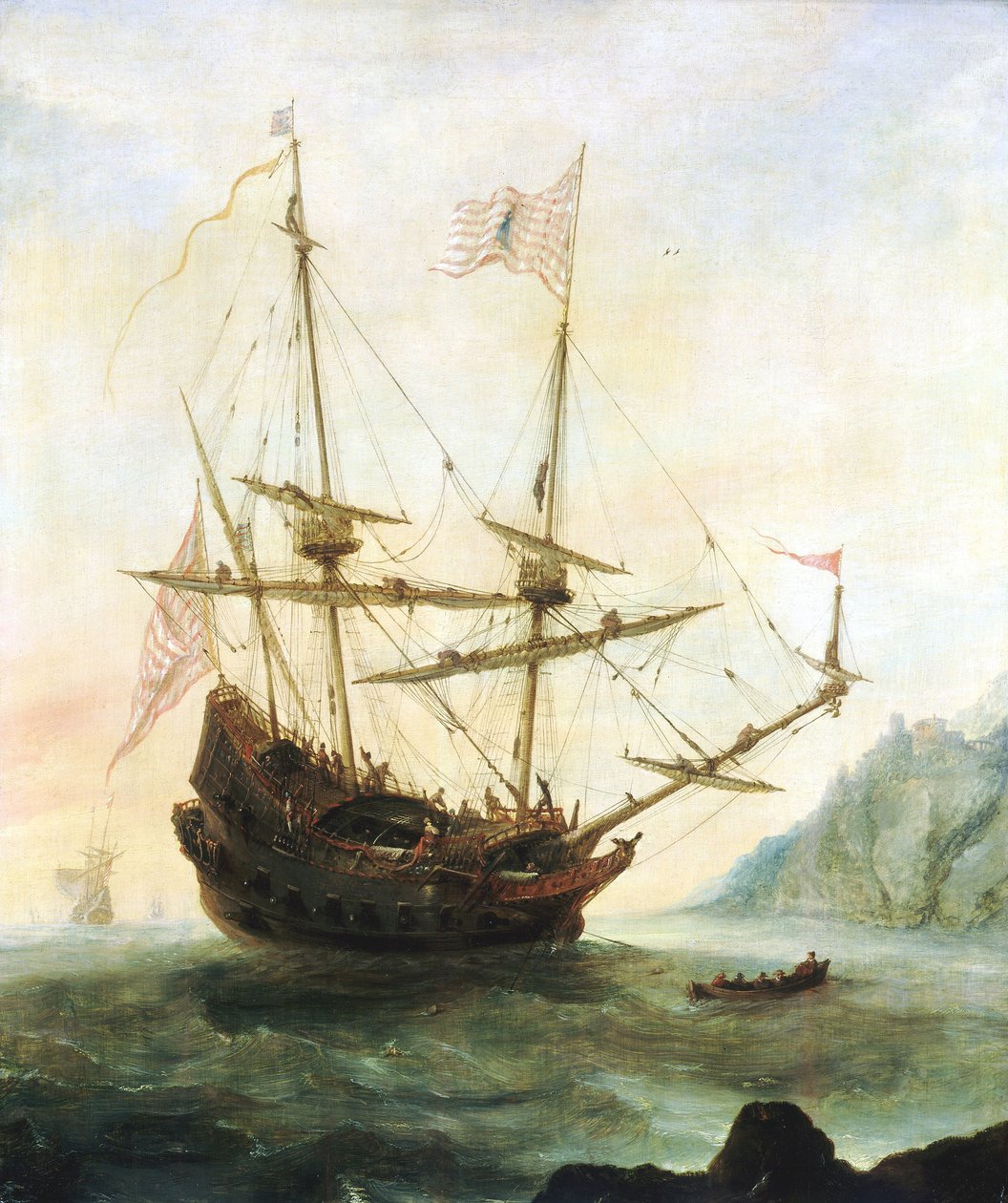 Santa Maria na kotwicy, ok. 1628 (olej na panelu) autorstwa Andries van Eertvelt