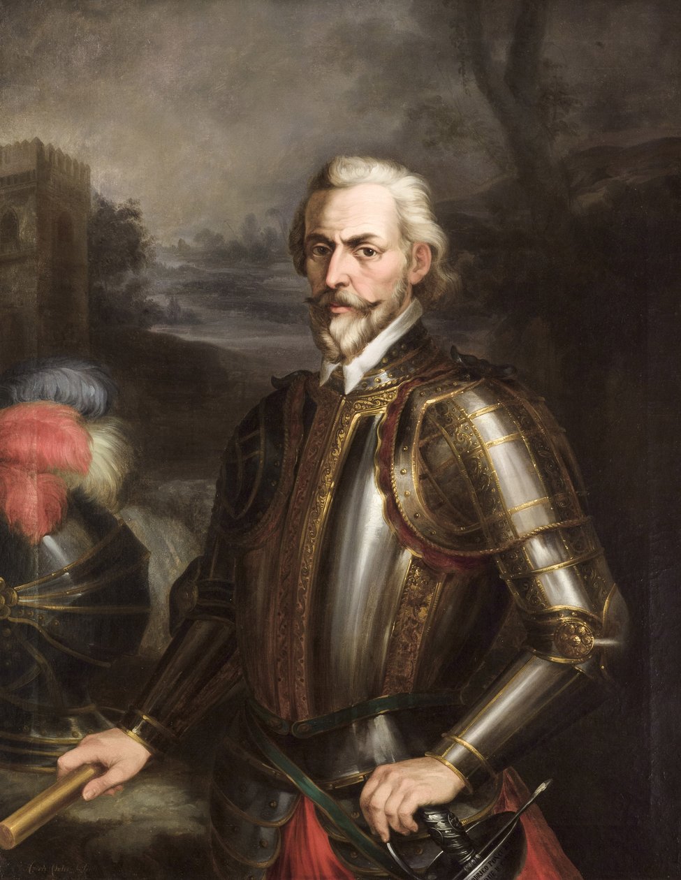 Portret Rodriga Ponce de León autorstwa Andrés Cortés y Aguilar