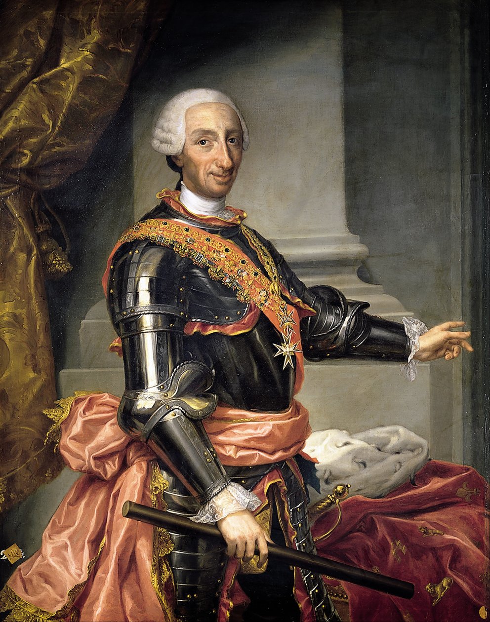 Portret Karola III autorstwa Andrés de la Calleja