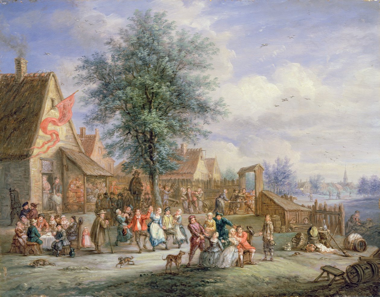 Kermesse na Dzień Świętego Jerzego (patrz 332886 dla pary) autorstwa Angel Alexio Michaut