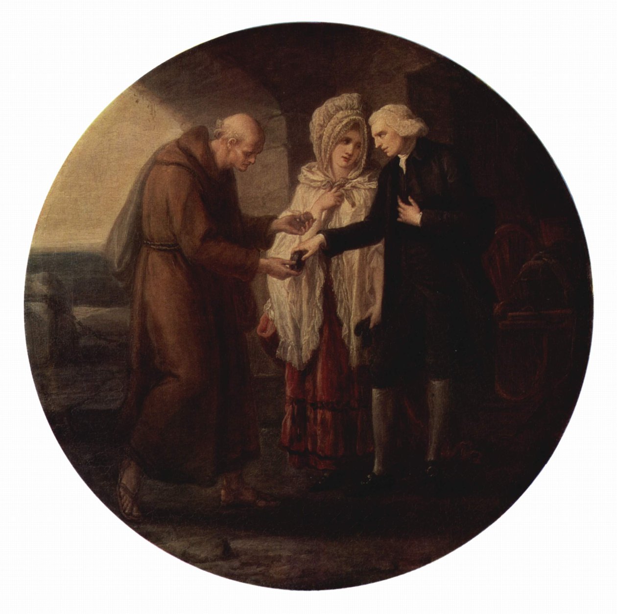 Mnich z Calais autorstwa Angelica Kauffmann