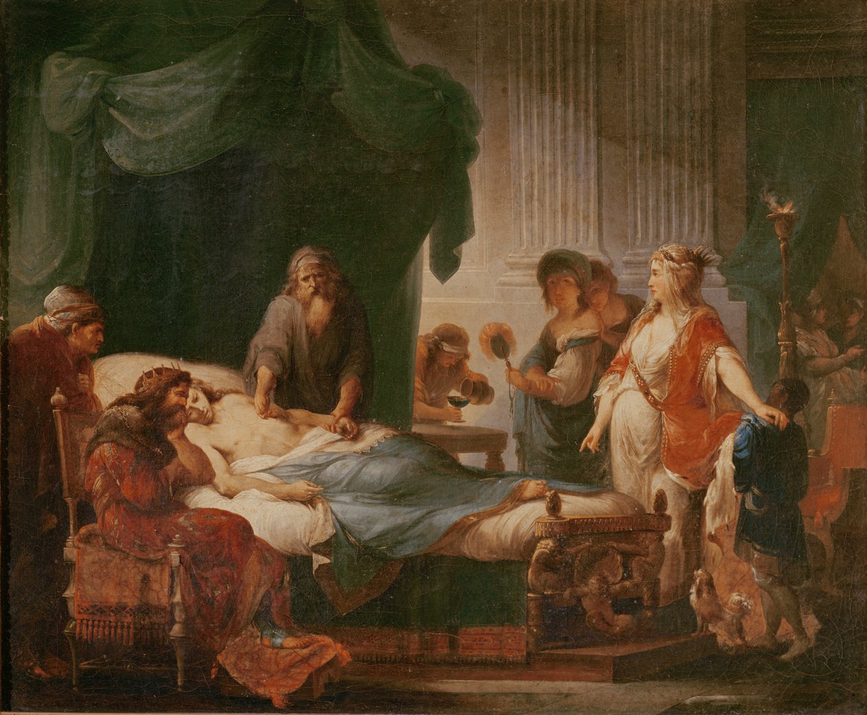 Antioch i Stratonice autorstwa Angelica Kauffmann