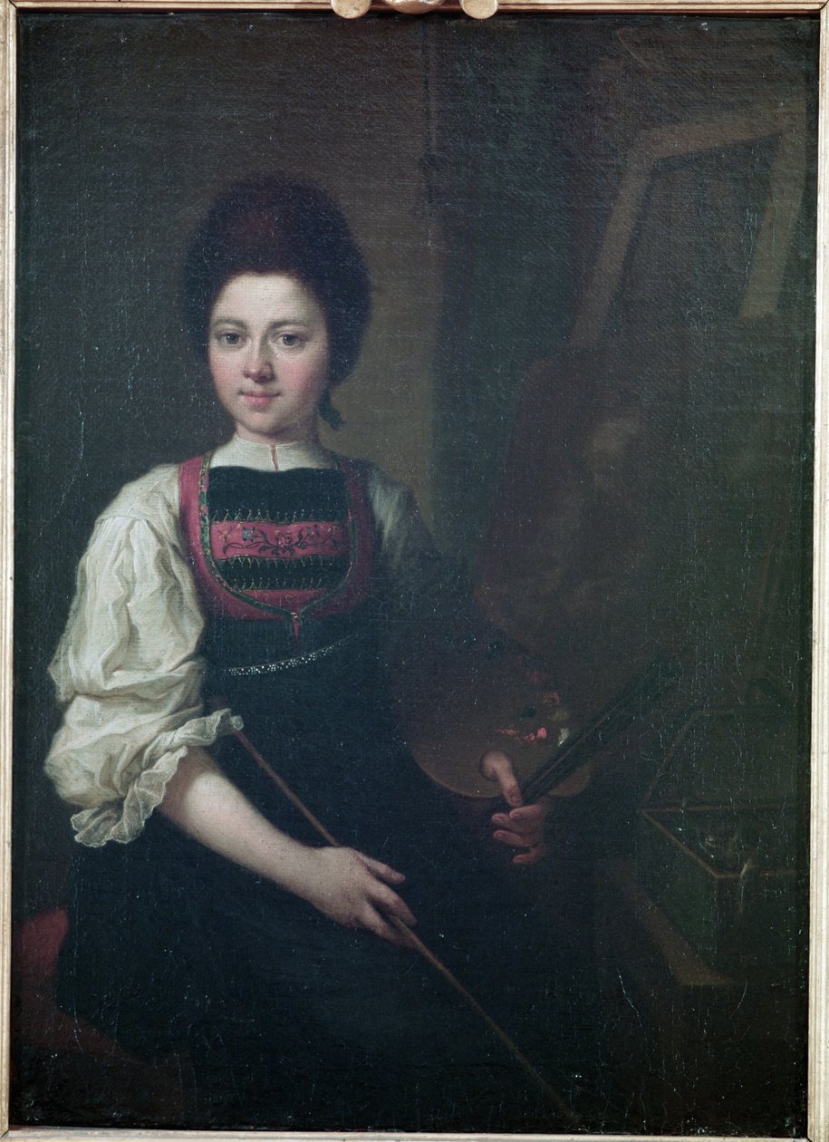 Autoportret, 1763 autorstwa Angelica Kauffmann