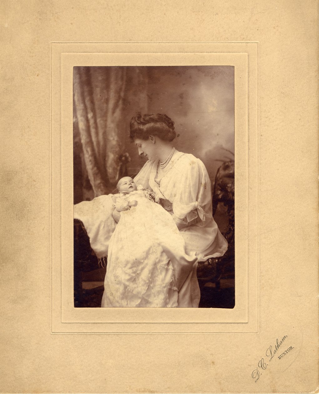 Księżna Evelyn Cavendish z córką Lady Anne autorstwa Thomas Kelly