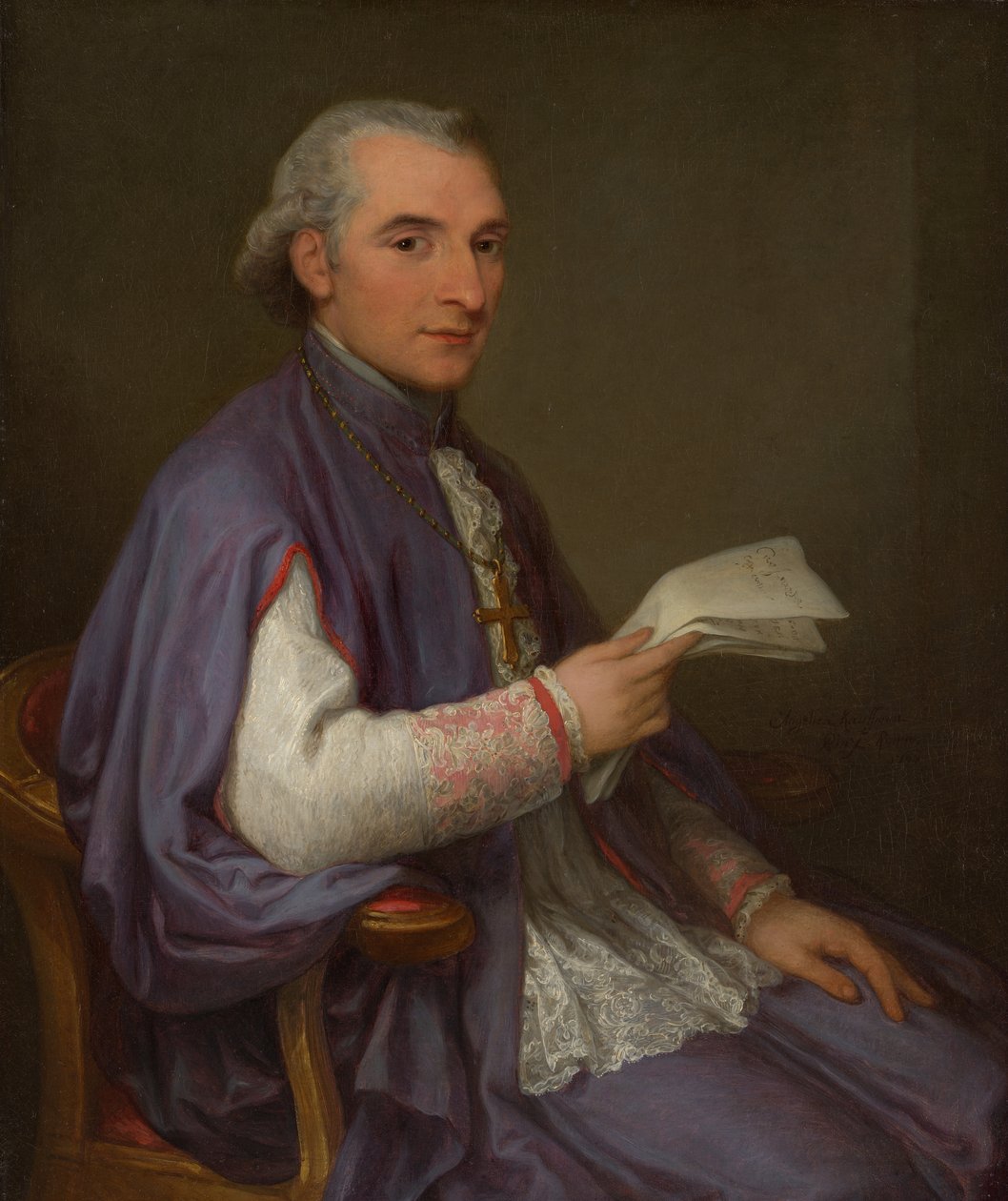 prałat Giuseppe Spina 1756-1828, 1798. autorstwa Angelica Kauffmann