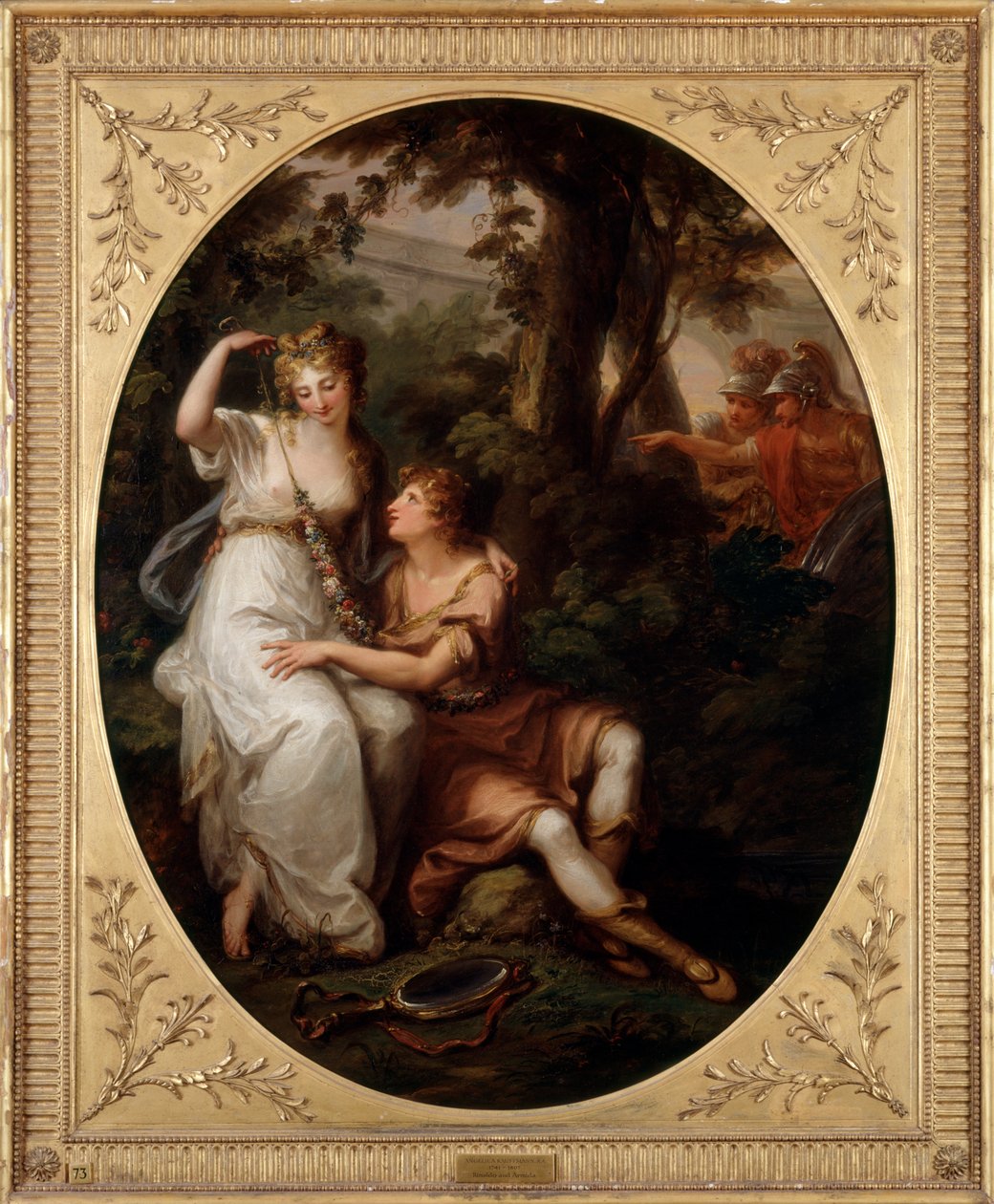 Rinaldo i Armida (olej na płótnie) autorstwa Angelica Kauffman