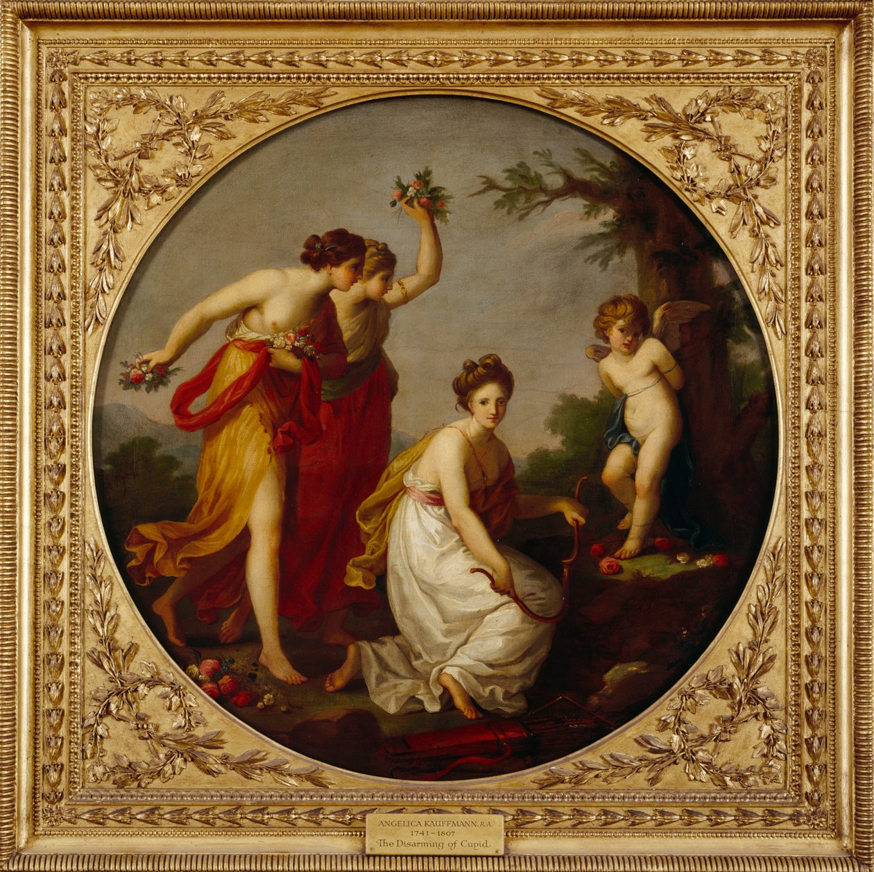 „Rozbrajanie Kupidyna”, ok. 1800 r. autorstwa Angelica Kauffman