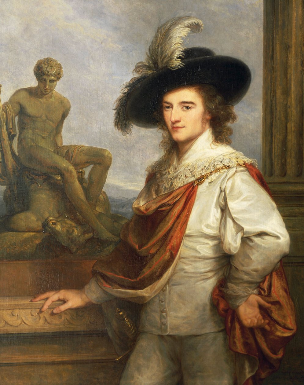 Austria, Wiedeń, olej na płótnie portret austriackiego kolekcjonera, Josepha Johanna Grafa Friesa autorstwa Angelica Kauffmann