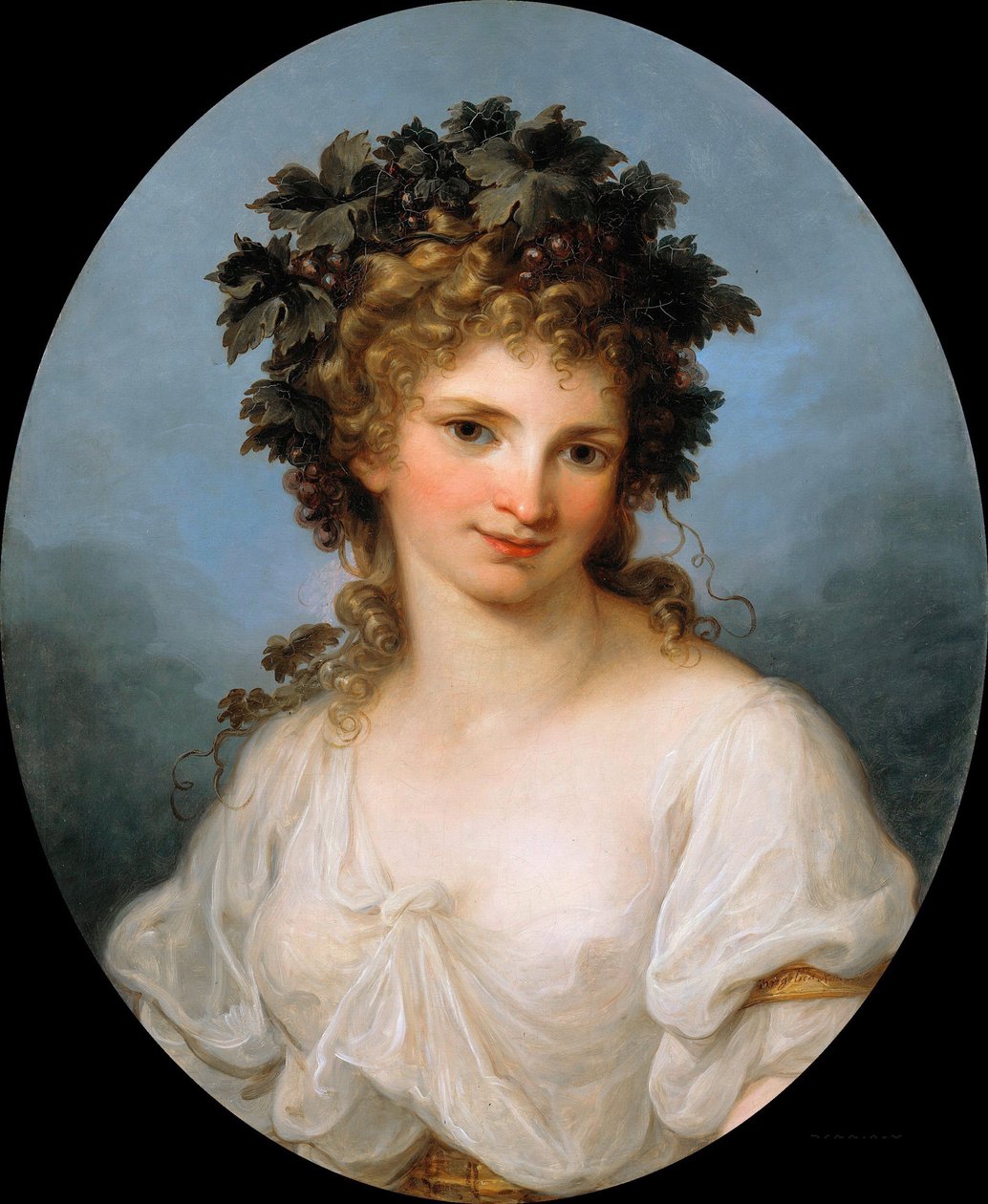 ""Autoportrait en bachante"" (Autoportret jako bachantka) Peinture d