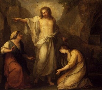 Chrystus ukazujący się Marcie i Marii Magdalenie autorstwa Angelica Kauffmann