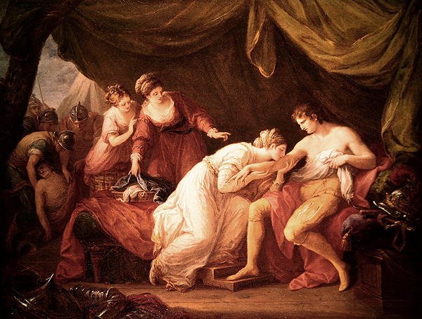 Edward I i Eleanora (olej na płótnie) autorstwa Angelica Kauffmann