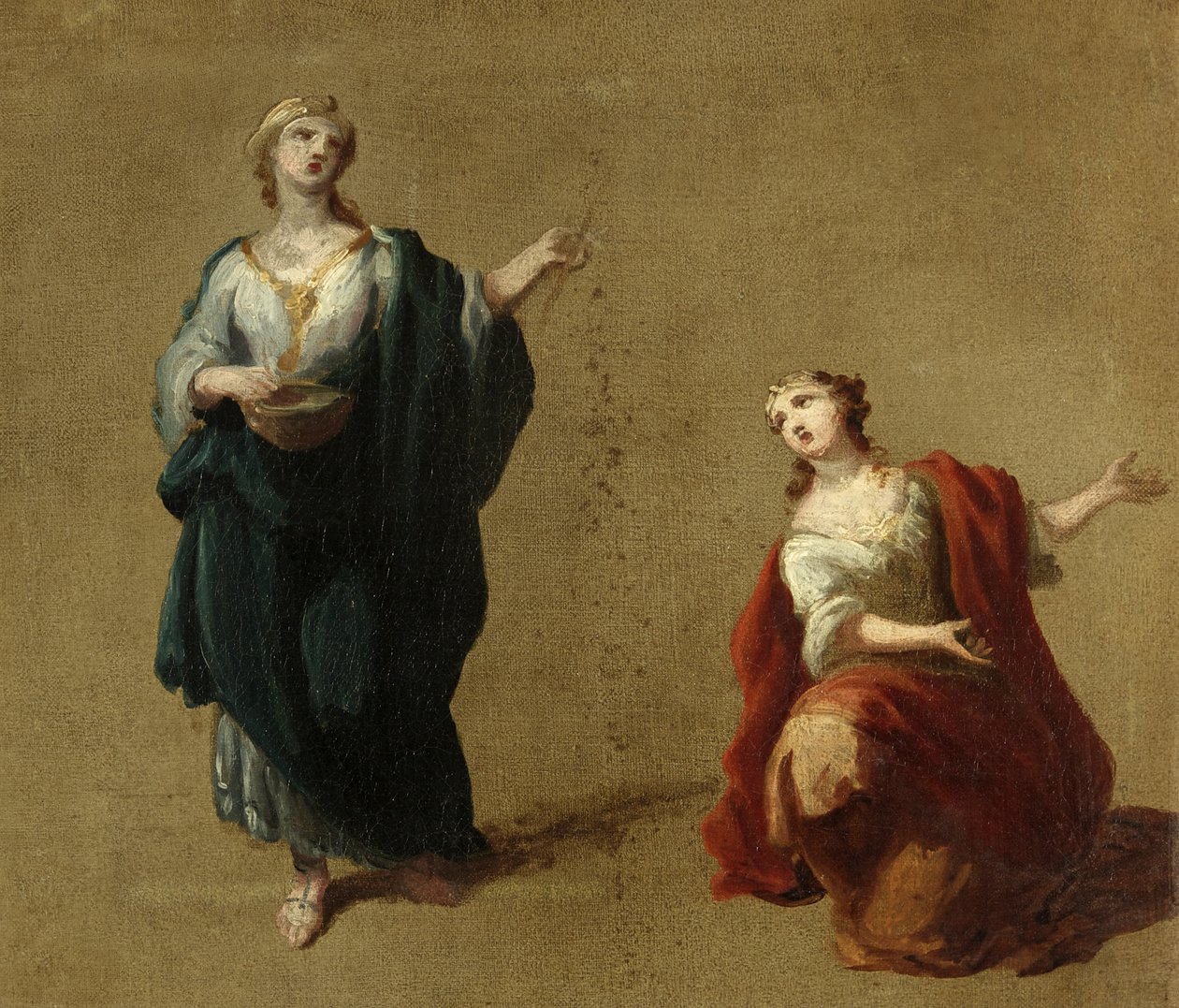 Badanie figury autorstwa Angelica Kauffmann