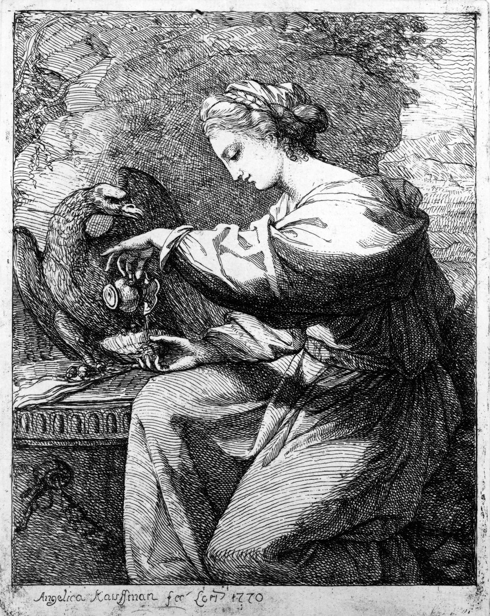 Hebe, 1770 autorstwa Angelica Kauffmann