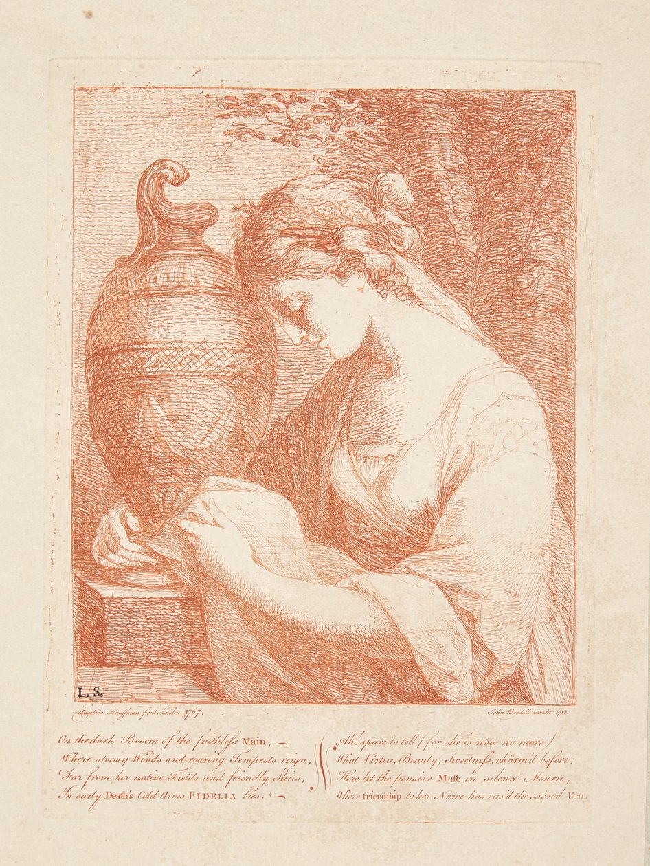 Kobieta przy urnie autorstwa Angelica Kauffmann