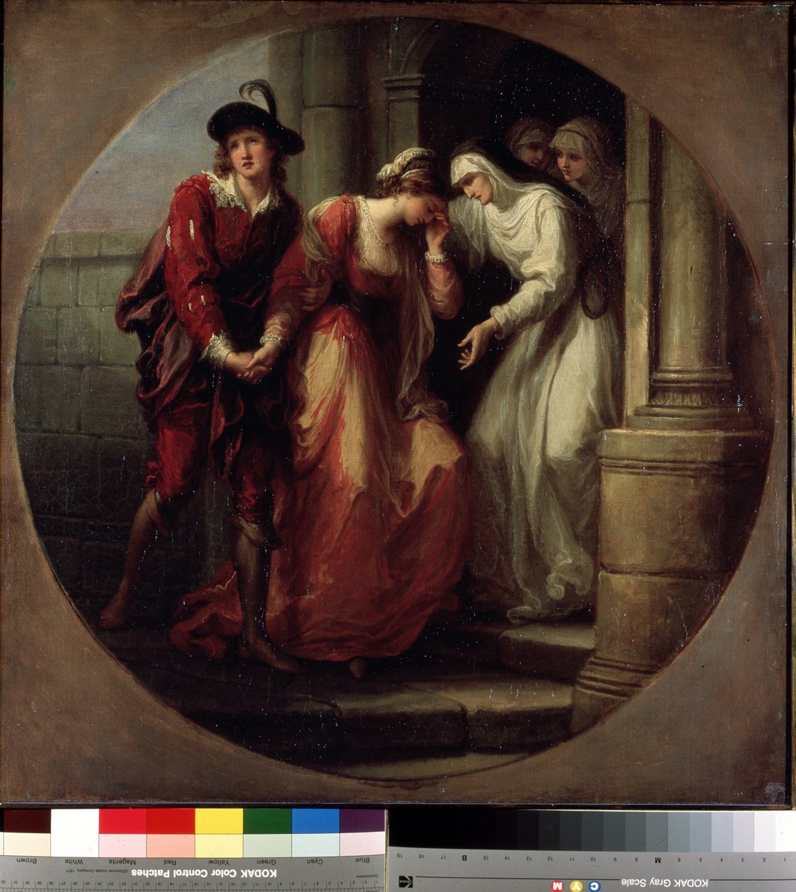 „Oddzielenie Abelarda (mistrz Pierre Abailard (lub Pierre Abailard autorstwa Angelica Kauffmann