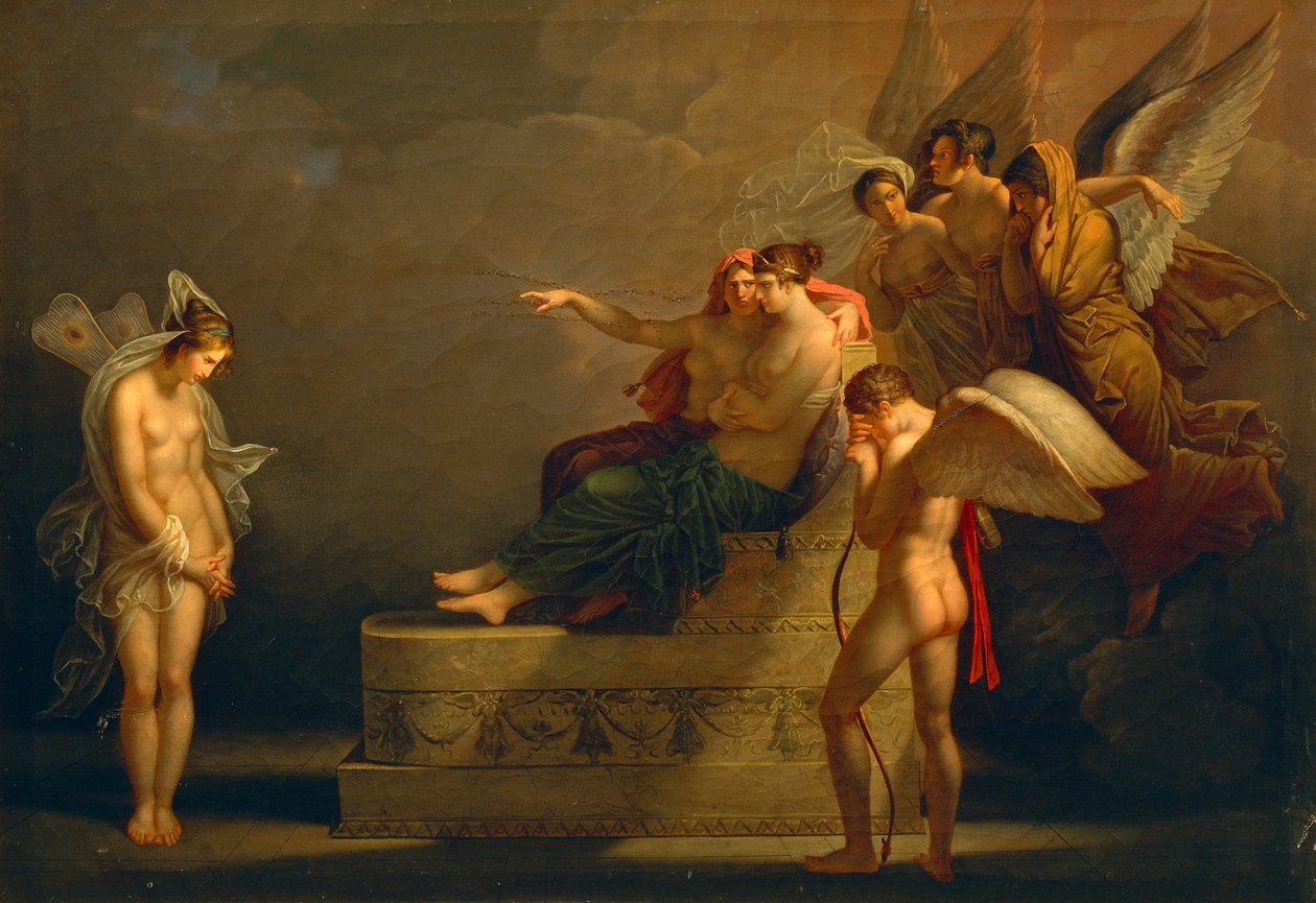 Legenda o Kupidyna i Psyche — Angelica Kauffmann (1741-1807) autorstwa Angelica Kauffmann