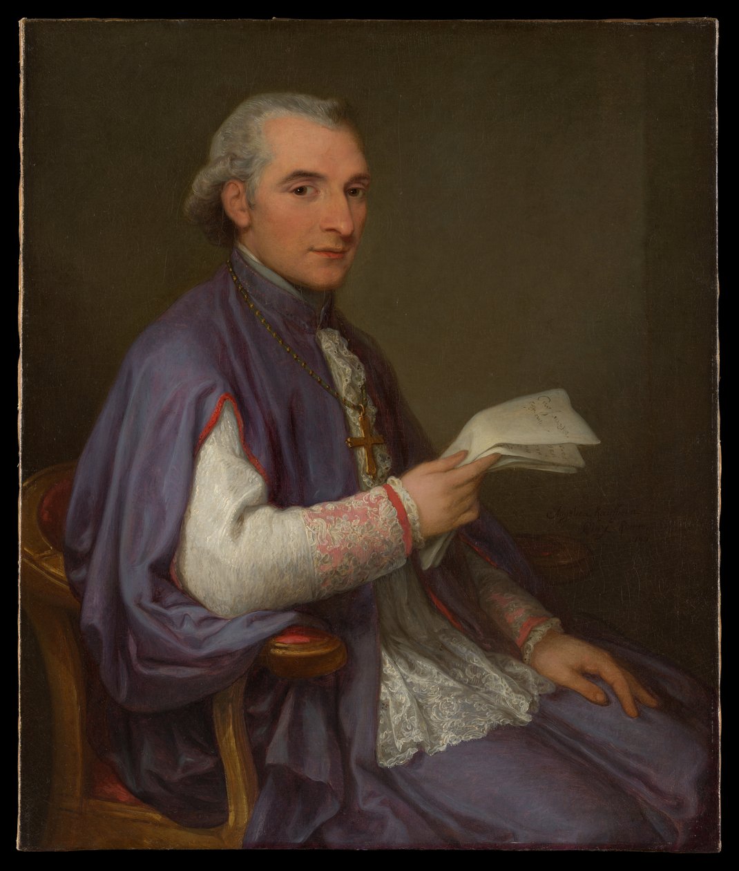 Monsignor Giuseppe Spina (1756–1828) autorstwa Angelica Kauffmann
