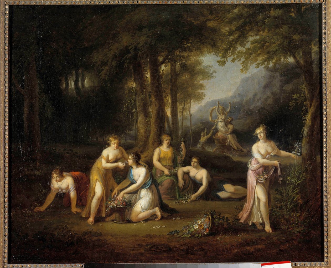Pluton usuwający obraz Prozerpiny autorstwa Angeliki Kauffman (1740-1807) XVIII wiek. Wymiary 0,40 x 0,56 m Wycieczki Muzeum Sztuk Pięknych autorstwa Angelica Kauffmann