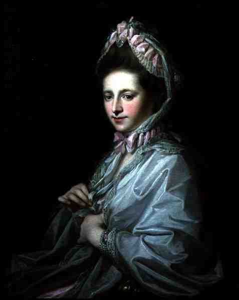Portret Anne Miller (olej na płótnie) autorstwa Angelica Kauffmann