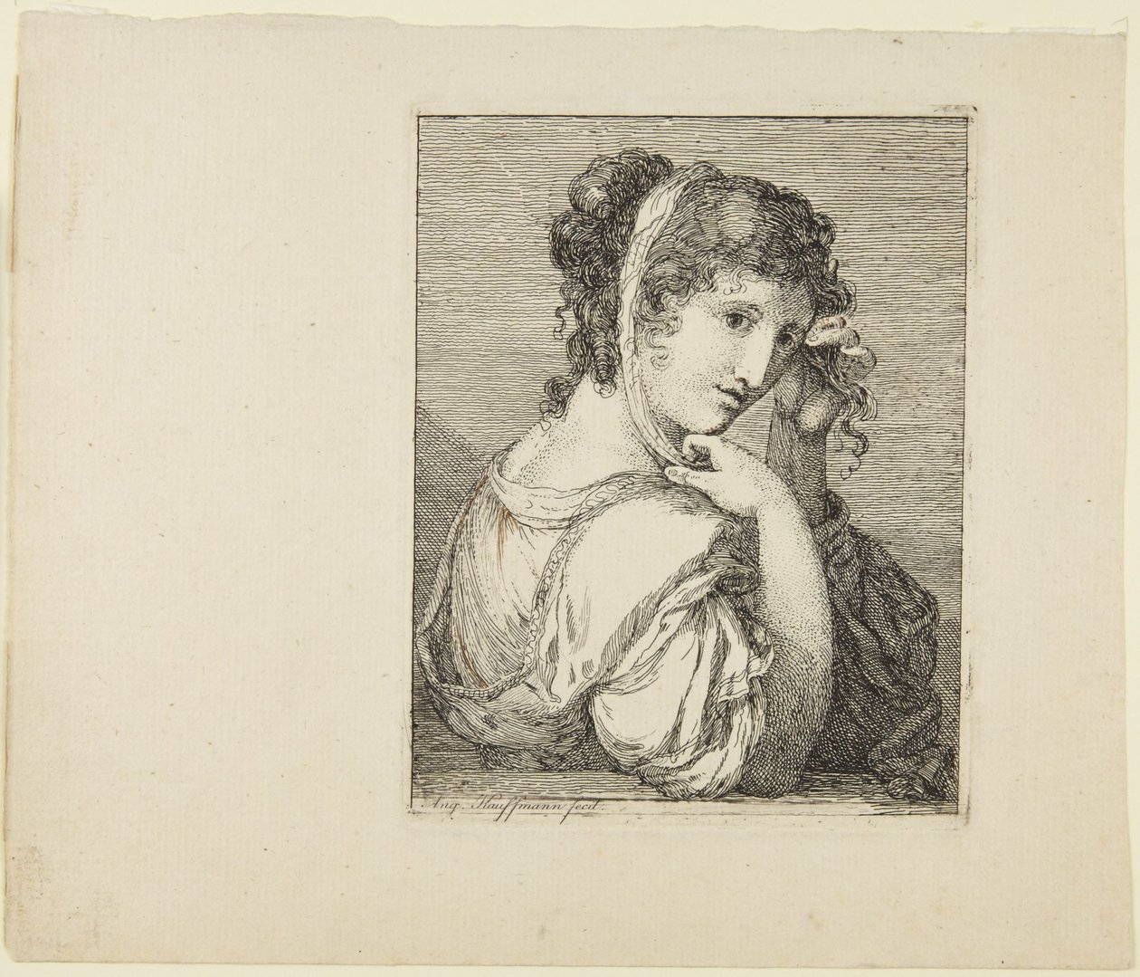 Portret dziewczynki autorstwa Angelica Kauffmann