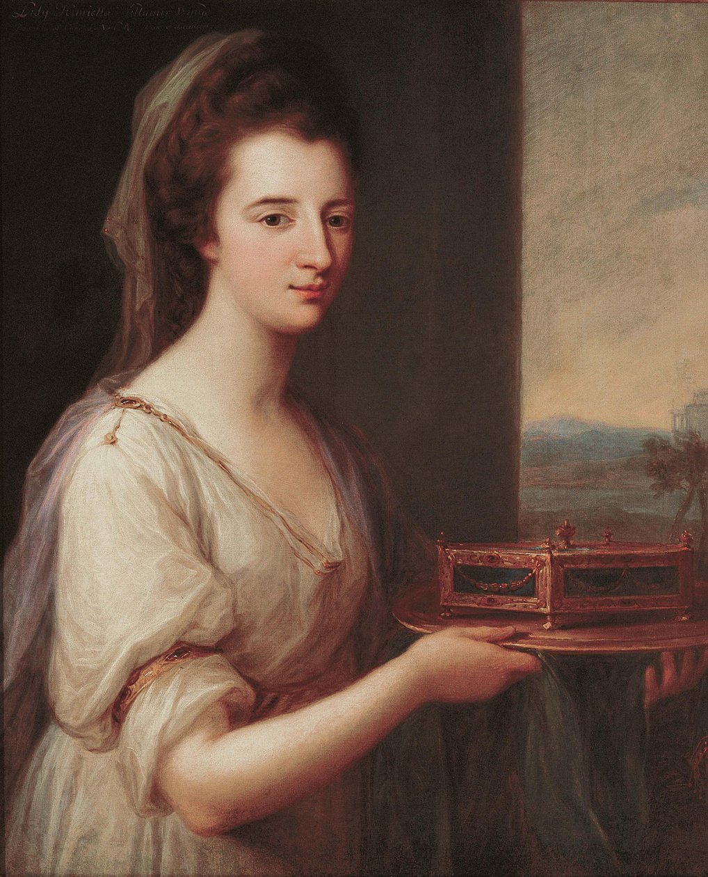 Portret lady Henrietty Williams-Wynn, ok. 1769. autorstwa Angelica Kauffmann