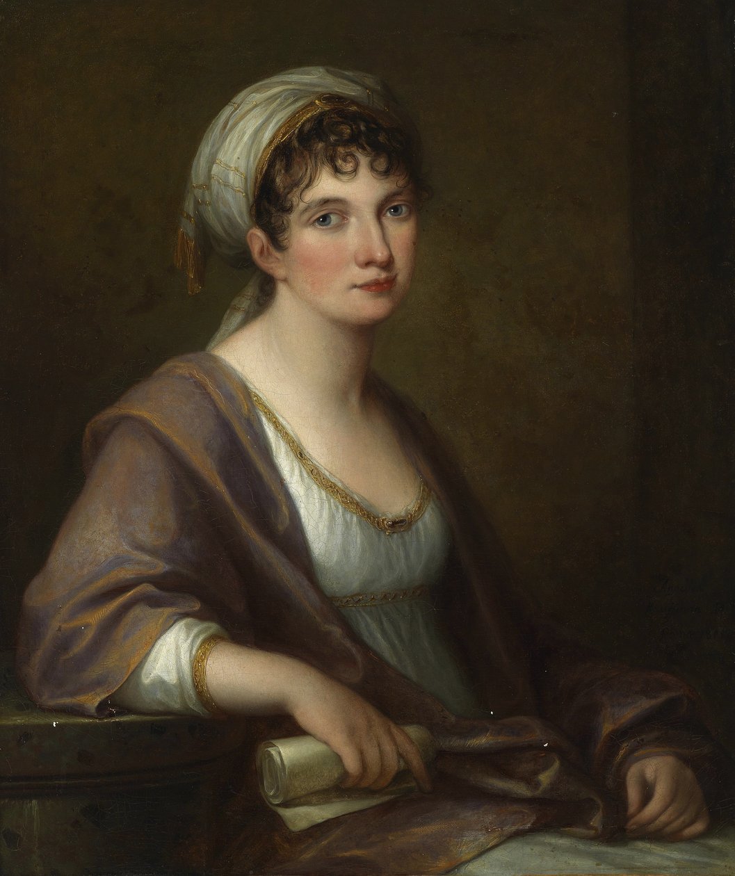 Portret księżnej Franciszki von Kaunitz-Rietberg, z domu hrabiny Ungnad von Weissenwolf, 1805 autorstwa Angelica Kauffmann