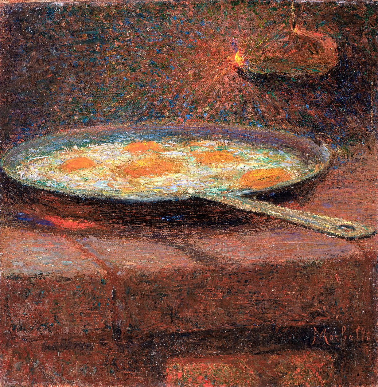 Martwa natura autorstwa Angelo Morbelli