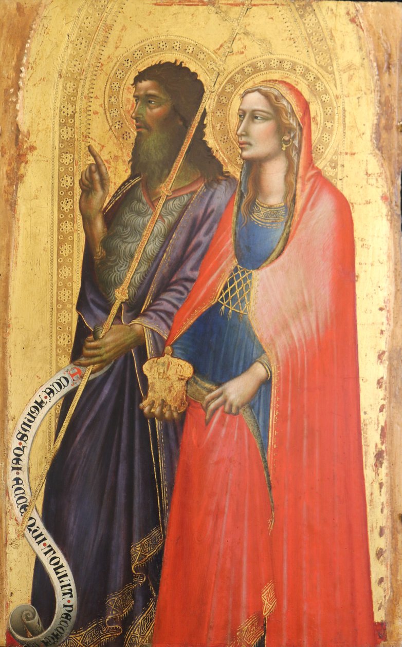 Św. Jan Chrzciciel i Św. Magdalena autorstwa Angelo di Puccinelli