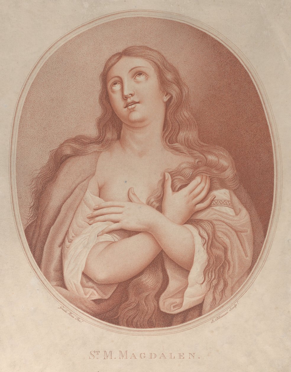 Święta Maria Magdalena, 15 stycznia 1779 r. autorstwa Angelo Albanesi