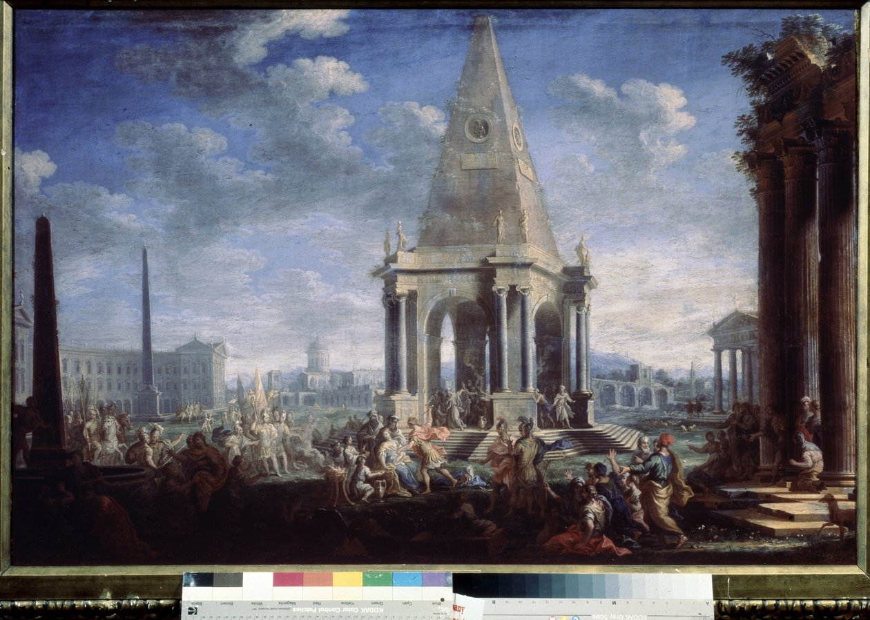 „Le poświęcenie polikseny” Polyxene sacrifiee par Neoptoleme sur la tombe d