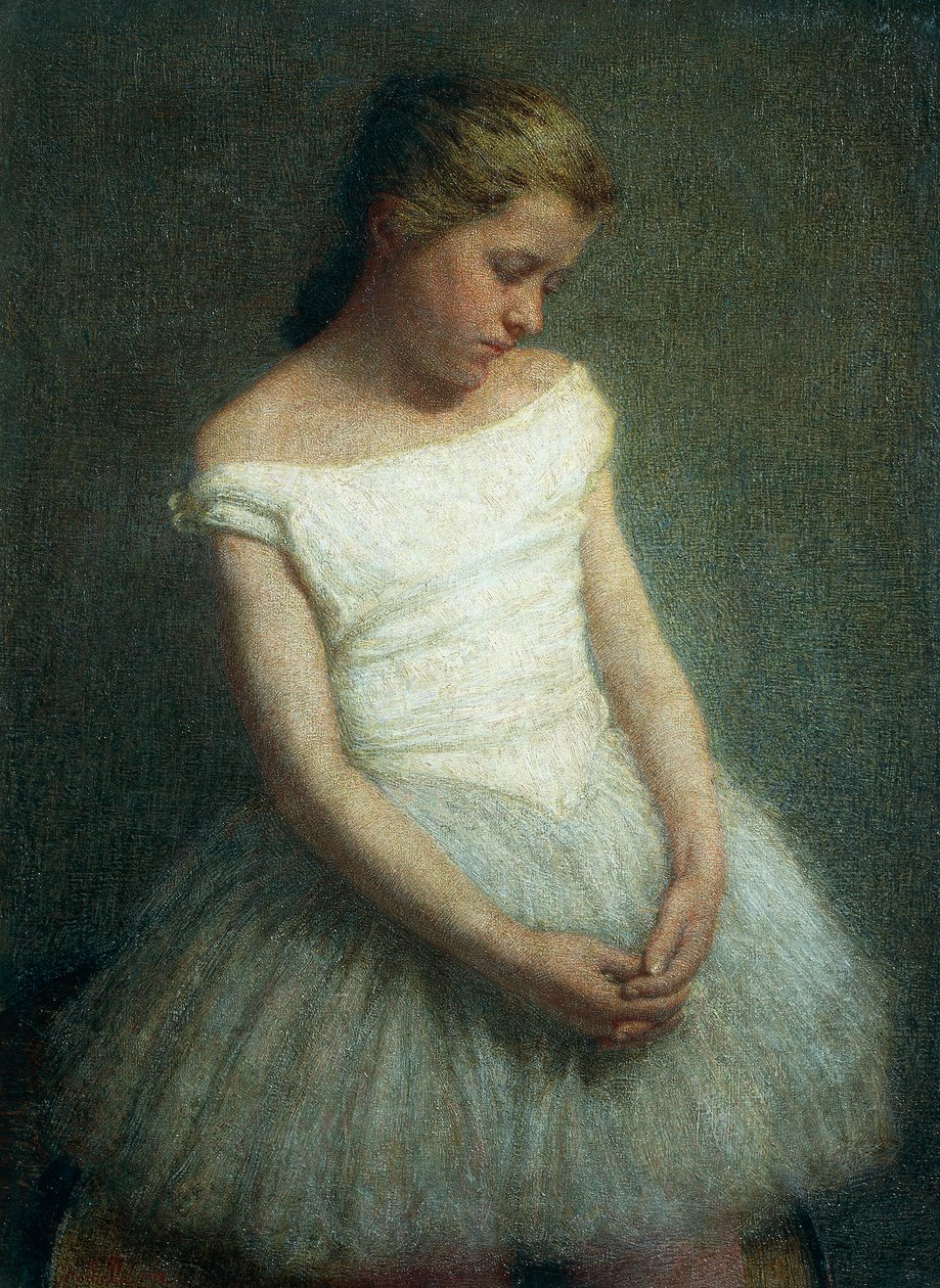 Ballerina (tancerka), Angelo Morbelli (1853-1919) autorstwa Angelo Morbelli