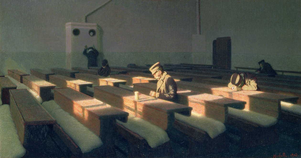 Boże Narodzenie tych pozostawionych, 1903 autorstwa Angelo Morbelli