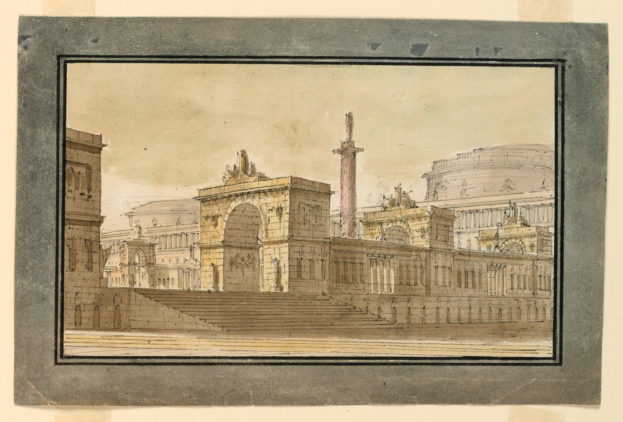 Scenografia, Zespół Budynków Pałacowych autorstwa Angelo Toselli