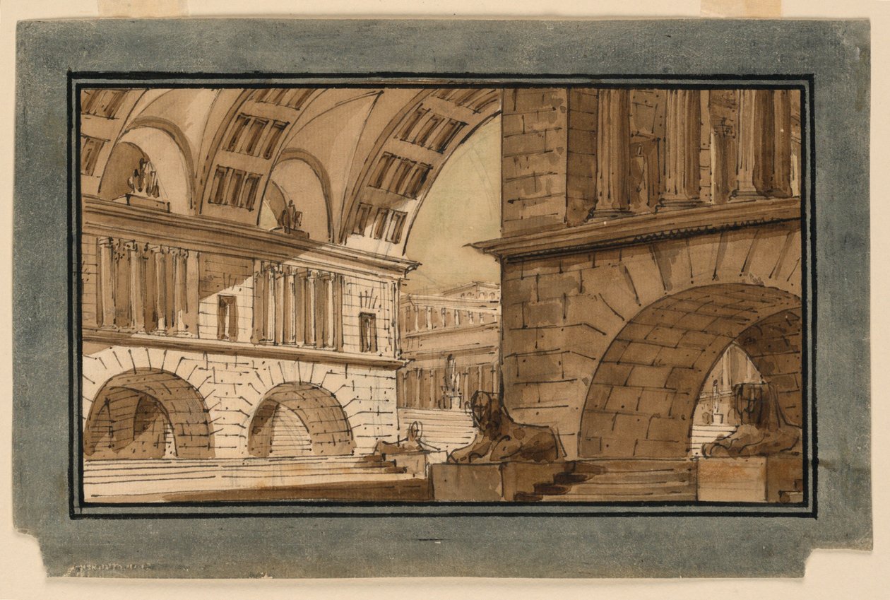 Scenografia, Zespół Budynków Świątynnych autorstwa Angelo Toselli