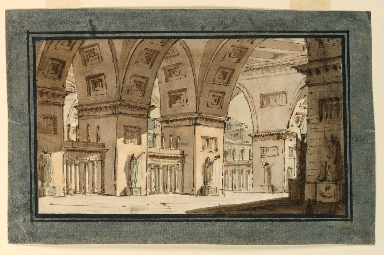 Scenografia, Wnętrze Pałacu autorstwa Angelo Toselli