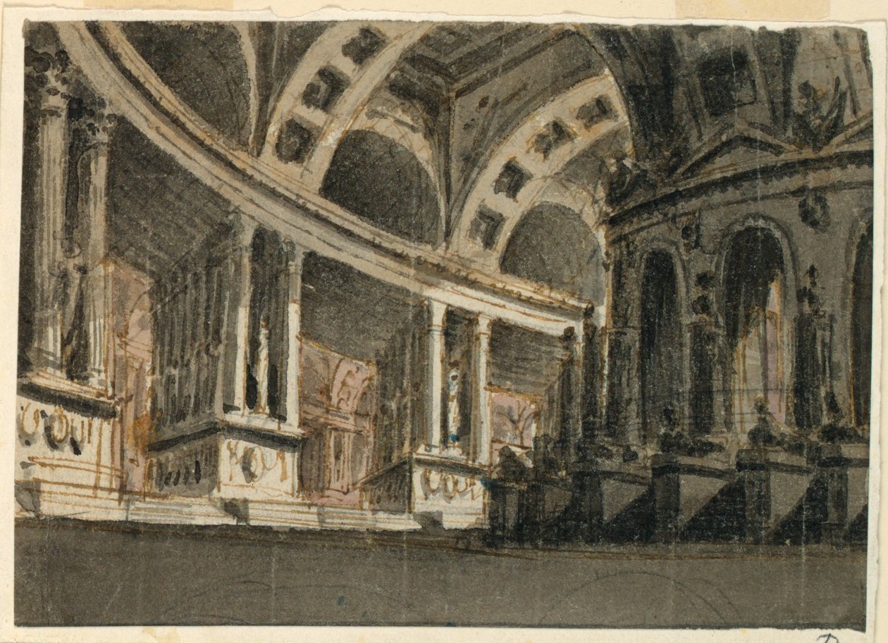 Scenografia, Wnętrza Pałacu autorstwa Angelo Toselli