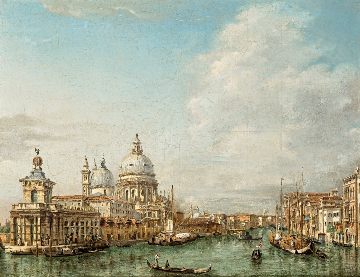 Canal Grande w Venedig autorstwa Angiolo Barbini